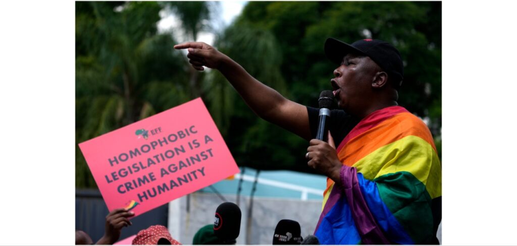 Stringent gay law in Uganda blocks textiles exports to the US 1 Uganda LGBTQ law protest