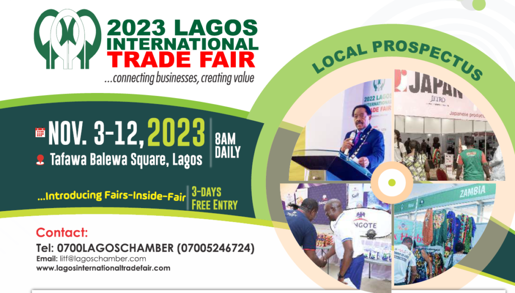 Lagos International Trade Fair 2023: Boost African Business, Intra-African Trade Under AfCFTA 1 lagos