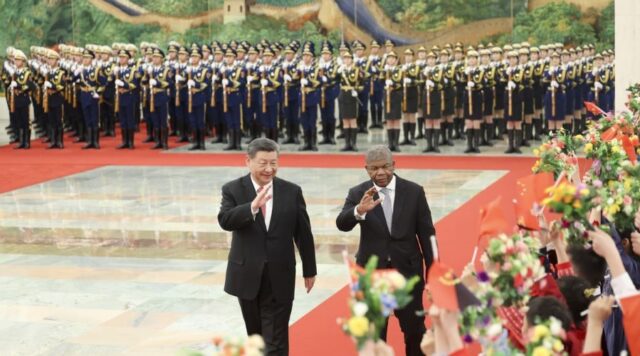 Chinese President Xi Jinping held talks with Angolan President Joao Lourenco in Beijing recently