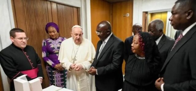 Ghana’s Vice President Dr. Mahamudu Bawumia Meets Holy See