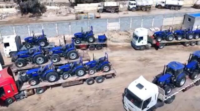 Agriculture Supply Convoy Arrives at Hafter Controlled East Libya
