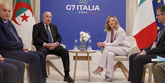 Algeria and Italy Discuss Joint Development Plans at G 7 Meeting