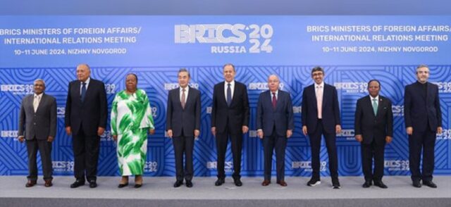 Russian Foreign Minister Holds Parleys with BRICS Counterparts