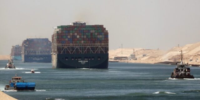 Suez Canal revenues and traffic fell substantially in May 2024