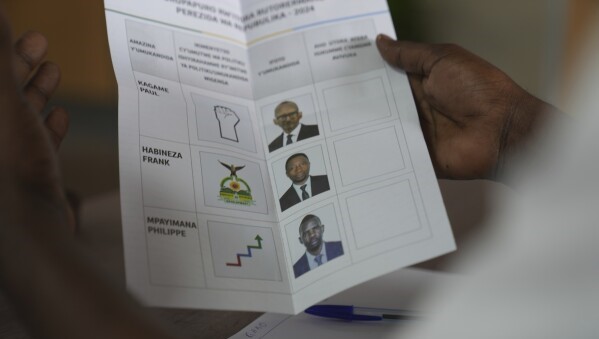 Vote Count in Progress in Rwanda