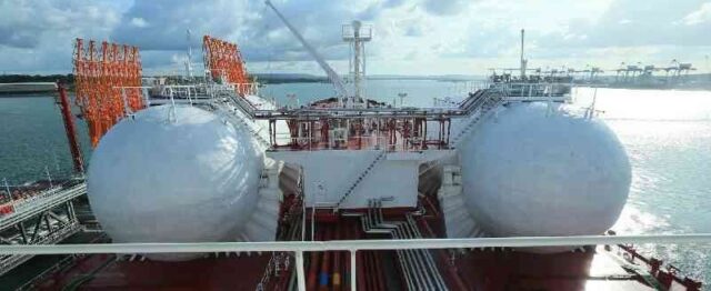 First ever LNG Tanker Berthed in Mombasa