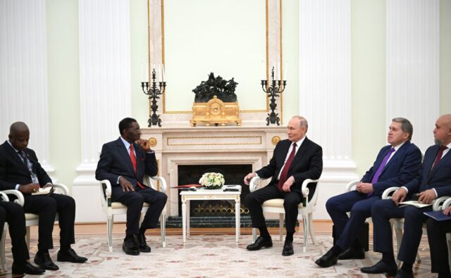 Putin Meets President of Equatorial Guinea