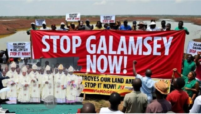 Demonstrations in Ghana against Illegal Mining Continues: Catholic Church and Labour Unions Lend Support