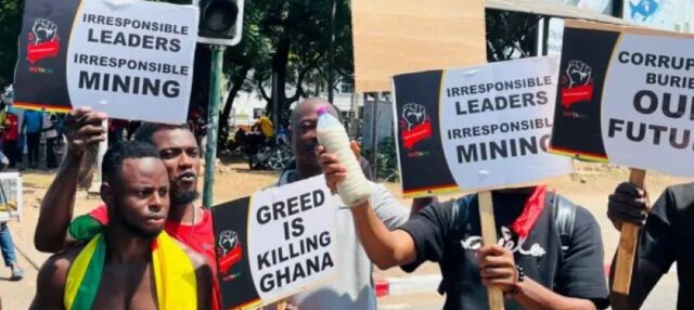 Ghanaians Protest in Demand to End Illegal Gold Mining