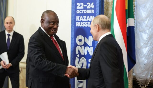 Putin and Ramaphosa Holds Parleys on Sidelines of BRICS