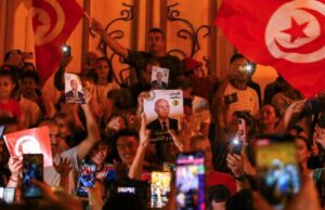 Kais Saied's Supporters Celebrate Victory Before Announcement of Results