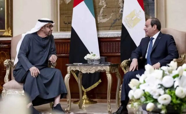 Egypt &UAE Heads of State Meet: Discuss Bilateral Issues and Gaza