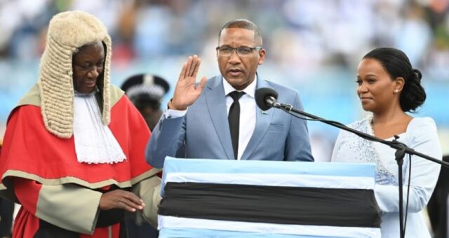 Botswana’s New President Sworn -in