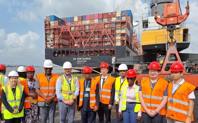 Nigeria: EA Centaurus, the Largest Cargo Vessel to Ever Visit Lagos Port Complex.