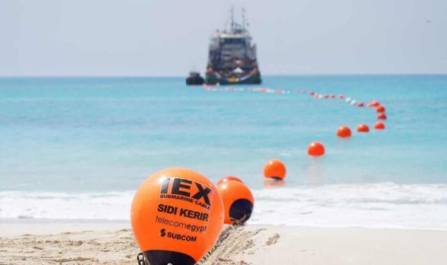 Telecom Egypt Enhances Connectivity with New Submarine Cable