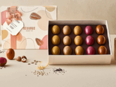 Handcrafted dark chocolate praline Easter eggs are adorned with shimmering gold leaf, a seasonal delight from XO Chocolate London. Chocolatier Robert Kingdon believes this addition enhances the quality and texture of the treat