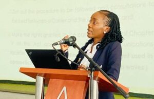Emilia Nghikembua, CEO of the Communications Regulatory Authority of Namibia (CRAN), delivered the keynote address, emphasising the theme “Girls in ICT for Inclusive Digital Transformation.” She stressed that this theme represents a broader societal goal: ensuring equal opportunities for all girls to contribute to and benefit from technological advancements, regardless of their background or location.