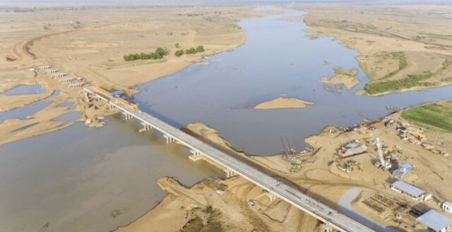 Logone Bridge, funded by a consortium of African and international development partners, now stretches across the Logone River—a natural border that was historically dangerous to cross.