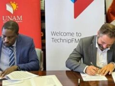 UNAM Vice Chancellor Kenneth Matengu and TechnipFMC’s Namibia Country Manager Brice Lacrampette signed the MoU, which follows a similar partnership signed last year with the Namibia University of Science and Technology