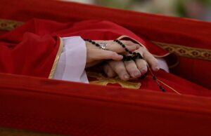 Those cardinals are the secretary of state, Cardinal Pietro Parolin, Polish Cardinal Stanisław Ryłko, archpriest of the St. Mary Major basilica where Francis will be buried, and Cardinal Fabio Baggio, a top official in the Vatican’s development and migrants’ office. They will be replaced after three days with another three cardinals to help the interim Vatican administrator.