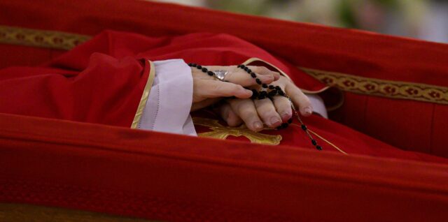 Pope Those cardinals are the secretary of state, Cardinal Pietro Parolin, Polish Cardinal Stanisław Ryłko, archpriest of the St. Mary Major basilica where Francis will be buried, and Cardinal Fabio Baggio, a top official in the Vatican’s development and migrants’ office. They will be replaced after three days with another three cardinals to help the interim Vatican administrator.