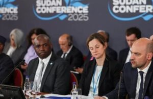 Diplomats and aid officials from around the world met in London to ease the suffering from the 2-year-old war in Sudan, a conflict that has killed tens of thousands of people, displaced 14 million, and pushed large parts of the country into famine.