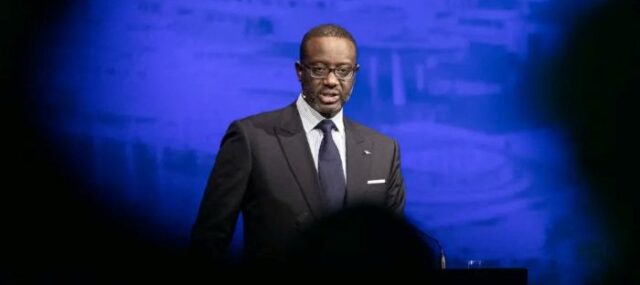 Thiyam Tidjane Thiam, a former Credit Suisse CEO, won a near-unanimous vote to represent the Democratic Party of Ivory Coast in an upcoming presidential election.