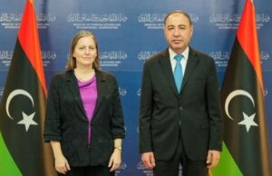 The Acting Minister of Foreign Affairs and International Cooperation in Libya’s Government of National Unity, Taher Al-Baour, has met with the Austrian Ambassador to Libya, Barbara Gross, in Tripoli.