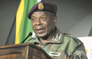 This was announced by the South African National Defense Force Chief Gen. Rudzani Maphwanya in Pretoria, who also confirmed that a total of 13 trucks carrying 57 soldiers had already departed.