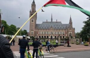 A handful of pro-Sudan demonstrators protested outside the International Court of Justice (ICJ) in The Hague on Monday. They were angry about a decision made by the top United Nations court to throw out Sudan’s genocide case against the United Arab Emirates.