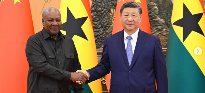 Xi Jinping Meets Ghanaian President Mahama in Beijing