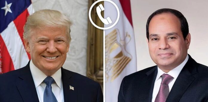 President Trump and Egypt’s Abdel Fattah al Sissi. Mahmoud Abbas to Hammer Out Israel -Hamas Peace Process