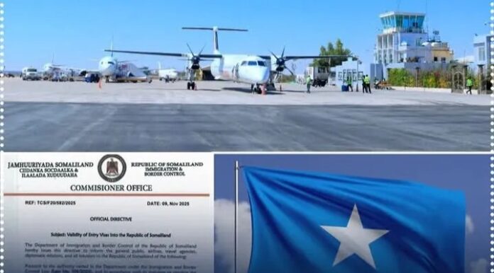 Somaliland Denies Entry to Foreigners Visas Issued by Somalia