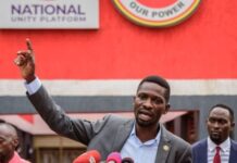 Ugandan Opposition Leader Bobby Wine Complains about Large Scale Arrest of Party Workers Ugandan Opposition Leader Bobby Wine Complains about Large Scale Arrest of Party Workers