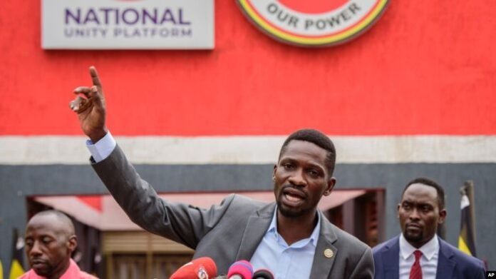 Ugandan Opposition Leader Bobby Wine Complains about Large Scale Arrest of Party Workers