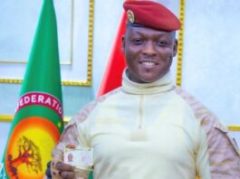 Sahel Alliance Issues Identity Card: Burkina Faso President First to Get Card Sahel Alliance Issues Identity Card: Burkina Faso President First to Get Card (West Africa) (2 Minutes Read) With the introduction of biometric identity cards, the Sahel leaders seek to grow the profile of their new bloc and to deepen integration. The move also shows that Burkina Faso, Mali and Niger are determined in severing their ties with West African bloc ECOWAS. Burkina Faso leader Ibrahim Traoré on Monday became the first Sahel Alliance head of state to get an identity card backed by the region's confederation. Traore received his ID from the country's security minister. With the introduction of biometric identity cards, the Sahel leaders seek to grow the profile of their new bloc and to deepen integration. The move also shows that Burkina Faso, Mali and Niger are determined in severing their ties with West African bloc ECOWAS. Read Also: https://trendsnafrica.com/legal-experts-calling-for-reform-of-international-criminal-court-to-address-exit-of-sahel-alliance-from-its-fold/ The identity card is said to incorporate advanced security features that guarantee reliable identification and the protection of personal data.